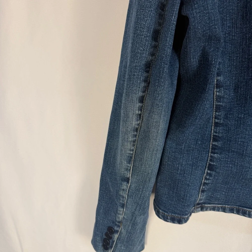 VTG Lauren Jeans Co. Ralph Lauren Indigo Jean Jacket, Classic, Collegiate, Denim - Picture 14 of 14